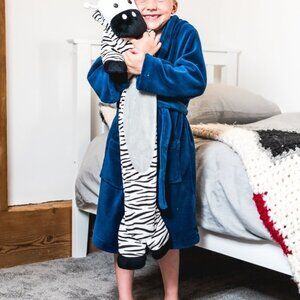 Potwells Long Hot Water Bottle- Zebra